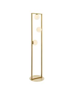 Endon Lighting - Elegance - 92494 - Gold Opal Glass 3 Light Floor Lamp