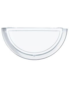 Eglo Lighting - Planet 1 - 83156 - Chrome Clear Glass Wall Washer Light