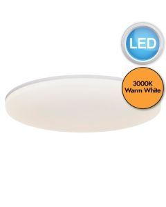 Nordlux - Vic 35 - 2210236001 - LED White Opal Bathroom Ceiling Flush Light