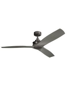 Elstead - Kichler - Ried - 142cm Fan - Anvil Iron