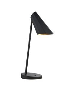 Trite - Matt Black Task Table Lamp