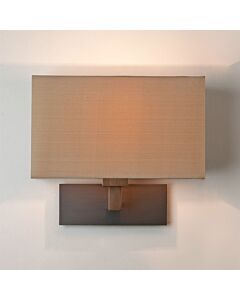 Astro Lighting - Park Lane Grande 1080045 & 5001007 - Bronze Wall Light with Oyster Shade Included