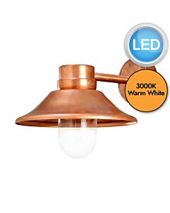 Konstsmide - Vega - 412-900 - LED Copper IP54 Outdoor Wall Light