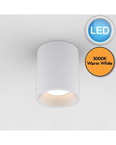 Astro Lighting - Kos Round 140 LED 1326067 - IP65 Textured White Surface Mounted Downlight
