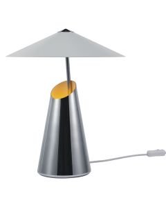 Nordlux - Taido - 2320375033 - Chrome White Glass Table Lamp