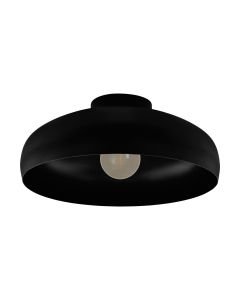 Eglo Lighting - Mogano - 43637 - Black Flush Ceiling Light