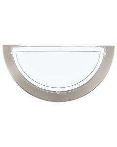 Eglo Lighting - Planet 1 - 83163 - Satin Nickel Clear Glass Wall Washer Light