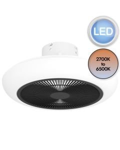 Eglo Lighting - Sayulita - 35094 - LED White Black Milky 3 Light Ceiling Fan
