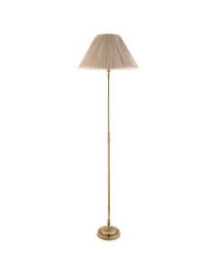 Interiors 1900 - Fitzroy - 63811 - Solid Brass Beige Floor Lamp