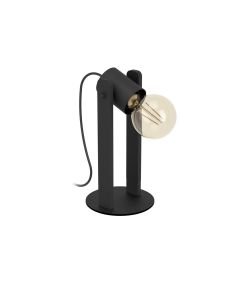 Eglo Lighting - Plimsoll - 43849 - Black Wood Task Table Lamp