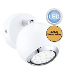 Eglo Lighting - Bimeda - 31001 - LED White Chrome Spotlight