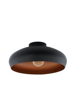 Eglo Lighting - Mogano - 94547 - Black Copper Flush Ceiling Light