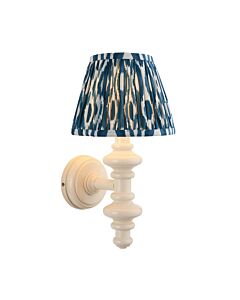 Endon Lighting - Carnaby & Ikat 20cm - 114446 - White Blue Wall Light