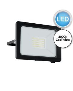 Eglo Lighting - Faedo 3 - 900256 - LED Black Clear Glass IP65 Outdoor Floodlight