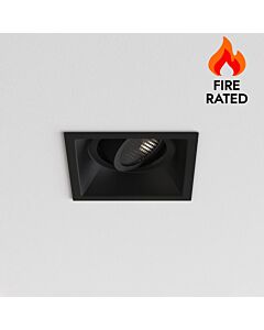 Astro Lighting - Minima Square Adjustable 1249043 - Fire Rated Matt Black Downlight/Recessed