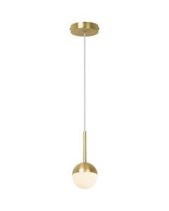 Nordlux - Contina - 2113153035 - Brass Opal Glass Ceiling Pendant Light