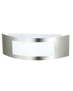 Camden - Stainless Steel Curved Outdoor Wall Light