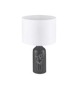 Eglo Lighting - Vinoza - 43823 - Black White Ceramic Table Lamp