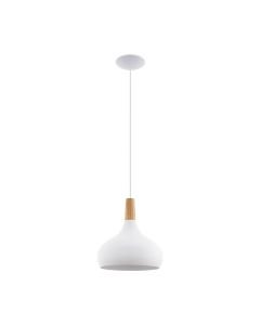 Eglo Lighting - Sabinar - 96982 - White Wood Ceiling Pendant Light