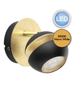 Eglo Lighting - Nocito - 95482 - LED Black Gold Spotlight