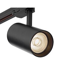Saxby Lighting - ColtLED Track Head - 101637 - LED Black Clear Ceiling Track Light
