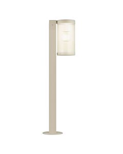 Nordlux - Coupar - 2218088008 - Sand Clear Ribbed Glass IP54 Outdoor Post Light