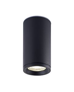 Saxby Lighting - Dango - 110973 - Black IP65 Bathroom Ceiling Flush Light