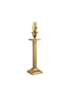 Interiors 1900 - Wellesley - ABY113AB - Solid Brass Base Only Table Lamp