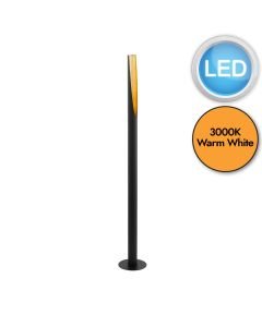 Eglo Lighting - Barbotto - 97584 - LED Black Gold Floor Lamp