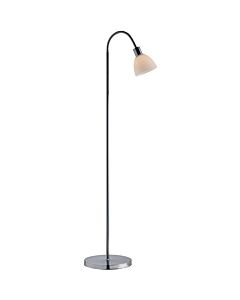 Nordlux - Ray - 63214033 - Chrome Opal Glass Floor Reading Lamp