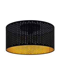 Eglo Lighting - Varillas - 98311 - Black Flush Ceiling Light