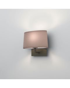 Astro Lighting - Park Lane Grande 1080045 & 5034003 - Bronze Wall Light with Oyster Shade