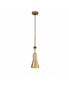 Elstead Lighting - Etoile - ETOILE-P-S-AB - Aged Brass Gold Leaf Ceiling Pendant Light