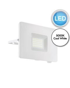 Eglo Lighting - Faedo 3 - 33155 - LED White Clear Glass IP65 Outdoor Floodlight