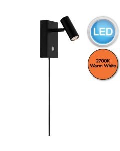 Nordlux - Omari - 2112231003 - LED Black Touch Plug In Spotlight
