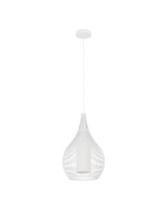 Eglo Lighting - Razoni 1 - 900829 - White Glass Ceiling Pendant Light