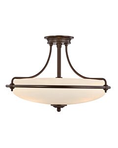 Elstead - Quoizel - Griffin QZ-GRIFFIN-SFM-PN Semi-Flush