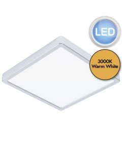 Eglo Lighting - Fueva 5 - 99269 - LED Chrome White IP44 Bathroom Ceiling Flush Light