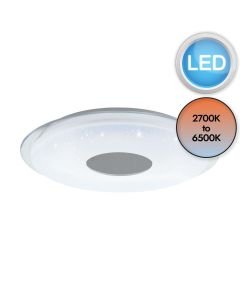 Eglo Lighting - Lanciano-Z - 900083 - LED White Clear 4 Light Flush Ceiling Light