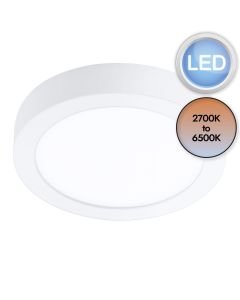 Eglo Lighting - Fueva-Z - 900103 - LED White IP44 Bathroom Ceiling Flush Light