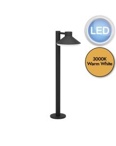 Eglo Lighting - Ninnarella - 900689 - LED Black White IP44 Outdoor Post Light