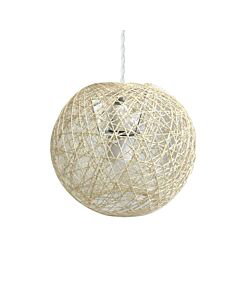 Abaca - Natural 8" Globe Ceiling Light Shade