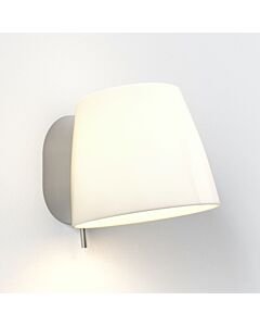 Astro Lighting - Imari - 1460005 - Nickel White Porcelain Fixed Wall Light