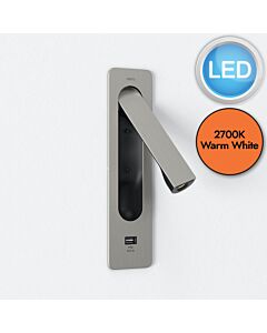 Astro Lighting - Keta - 1437001 - LED Nickel Reading Wall Light