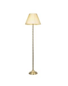 Endon Lighting - Suki - 100370 - Antique Brass Ivory Floor Lamp