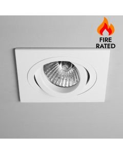 Astro Lighting - Taro Square Adjustable Fire-Rated 1240030 - Fire Rated Matt White Downlight/Recessed Spot Light