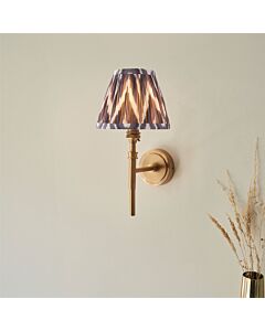 Endon Lighting - Chester - 114602 - Aged Brass Grey Wall Light