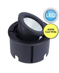 Lutec - Arctic - 7701301012 - LED Stainless Steel Frosted Glass IP67 Outdoor Ground Light