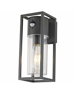 Hale - Black Motion Sensor Outdoor Wall Light