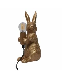 Hop Hop - Gold Bunny Rabbit Table Lamp